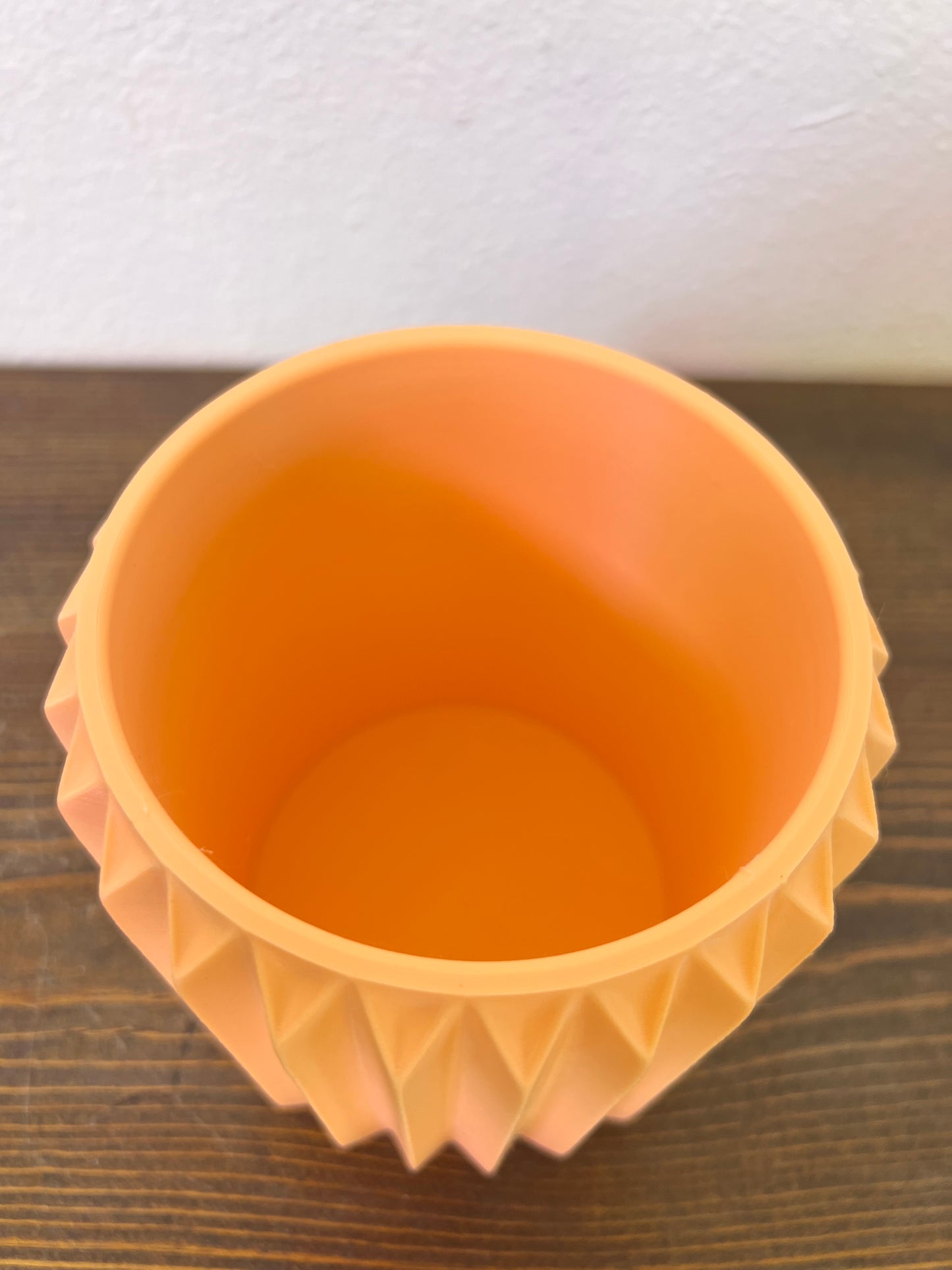 Textured Round Plant Pot