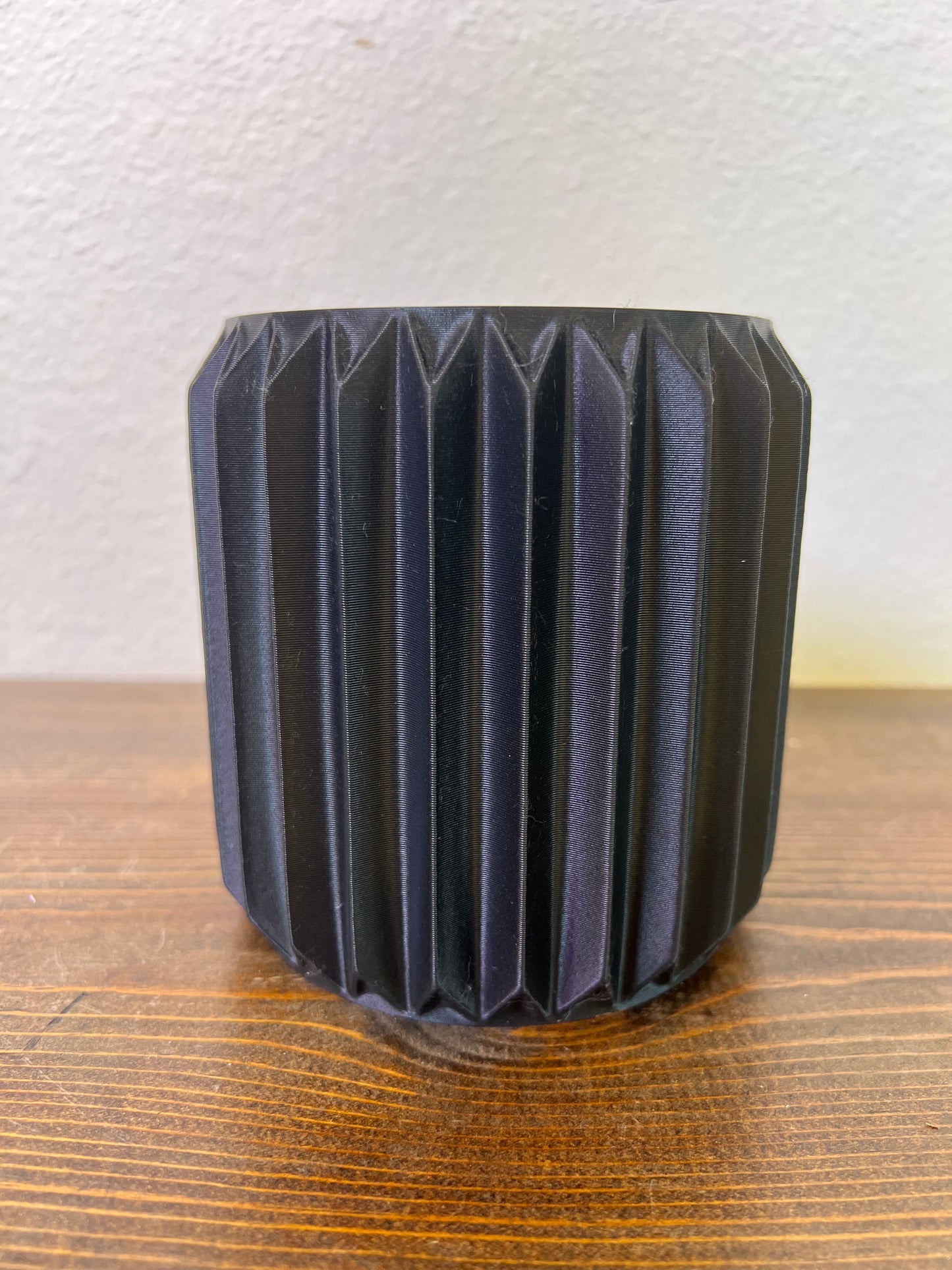 Textured Round Plant Pot