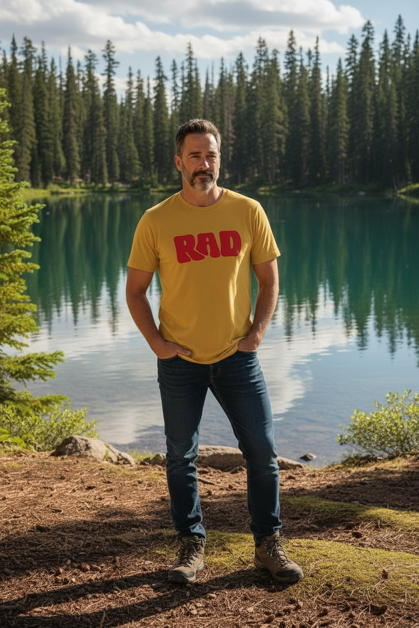 Rad T-shirt- screenprinted