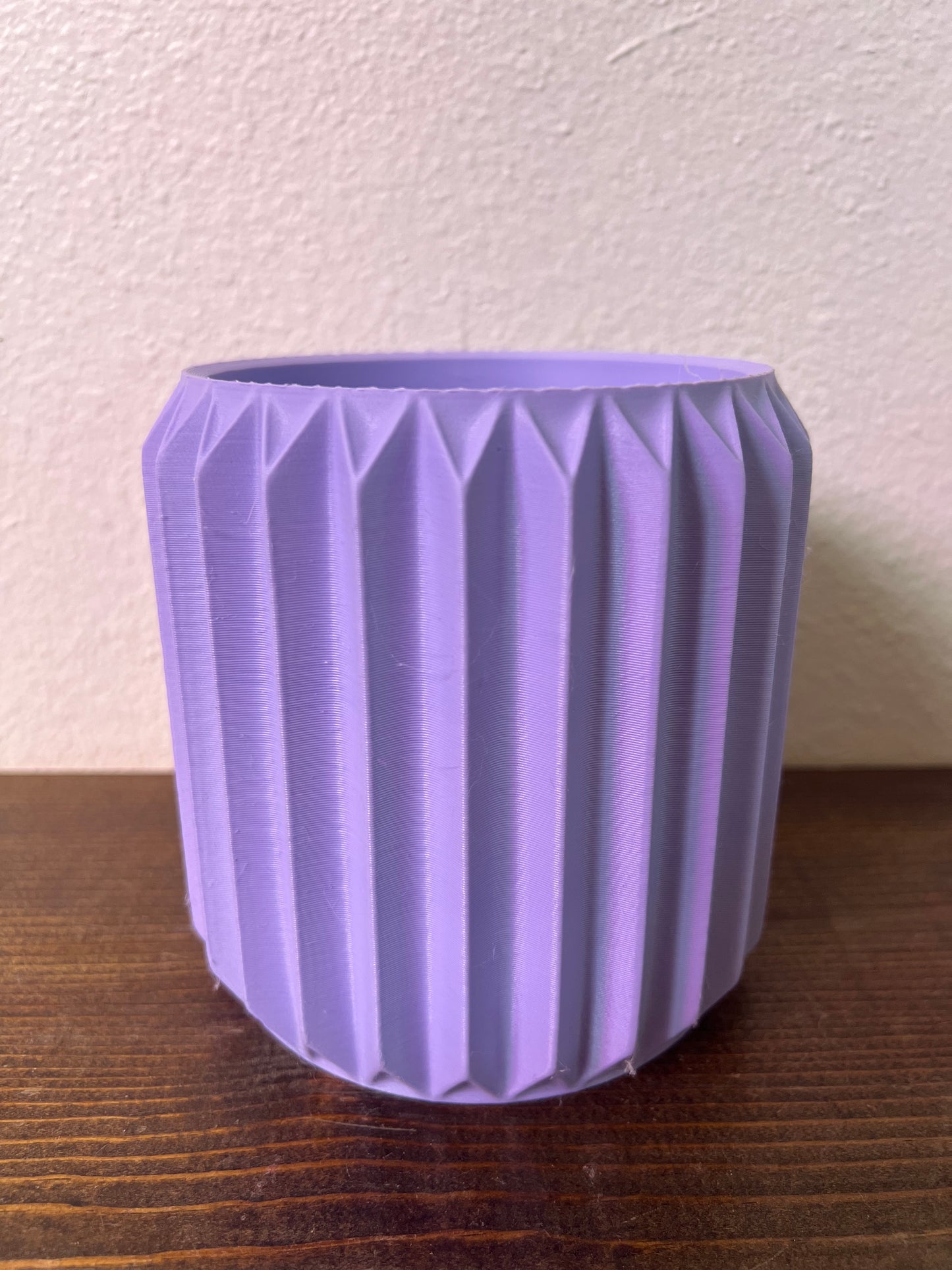 Textured Round Plant Pot