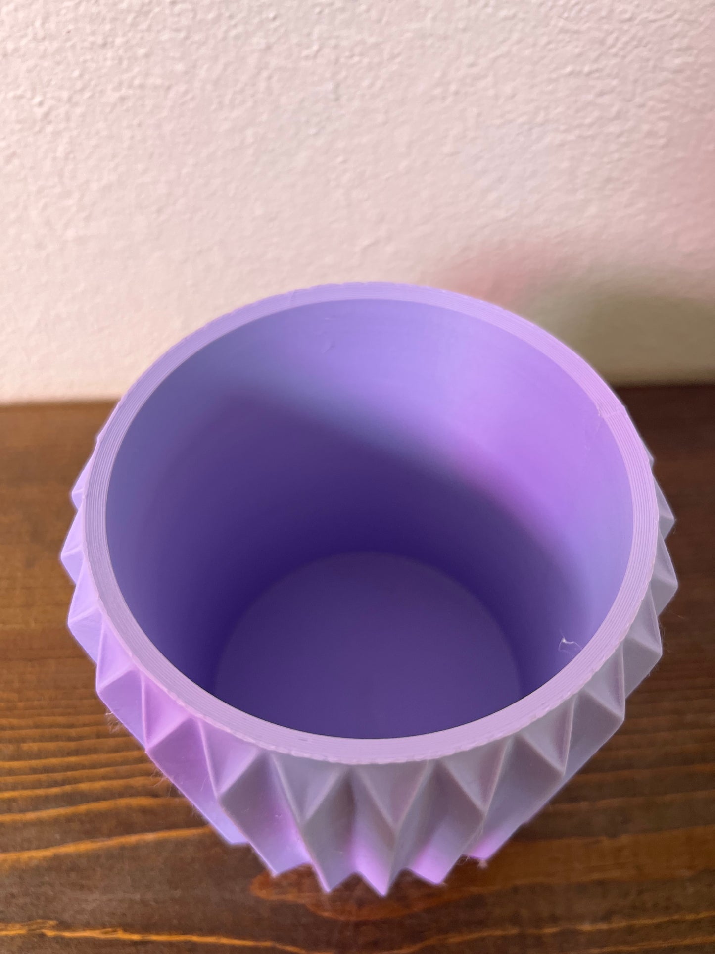 Textured Round Plant Pot
