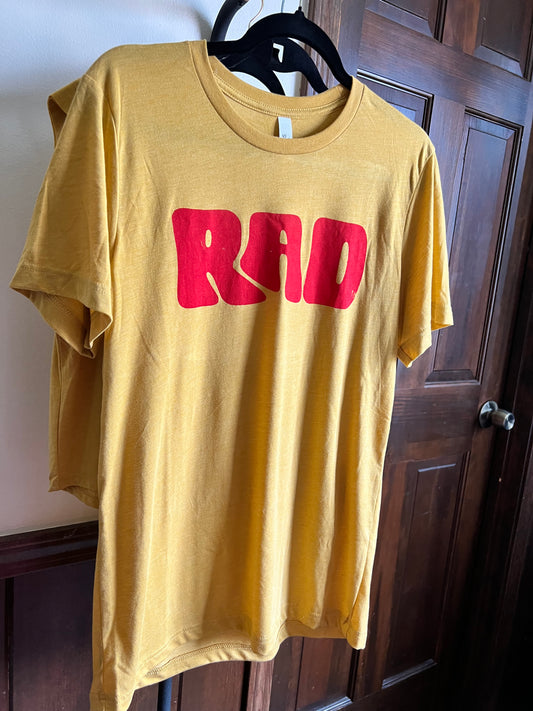 Rad T-shirt- screenprinted