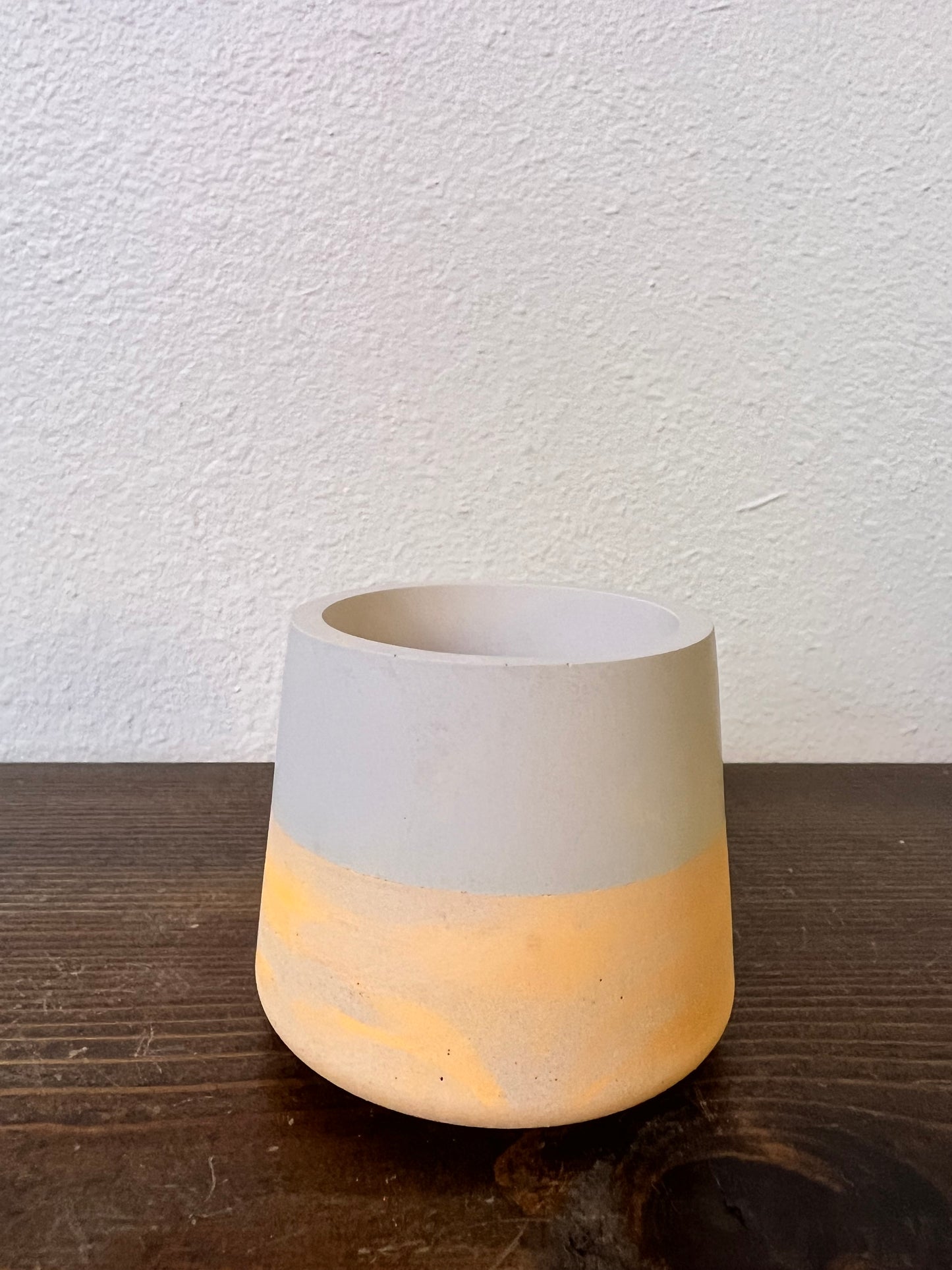 2 Tone- Cement Planter